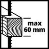 Einhell TC-JS 60/1 - Schwarz - Rot - 3000 SPM - 6 cm - 1000 Náhled obrázku produktu 6