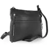 L.CREDI Pelle borsa a tracolla Sabrina Crossbody Bag Black Anteprima dell’immagine prodotto 10