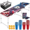 Tavolo da beer pong in alluminio tectake® BeerWars II con Anteprima dell’immagine prodotto 1