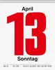 2027 BRUNNEN Tagesabreißkalender 98x142mm Nr.13 Produktbild-Vorschau 1