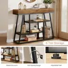 A collage of images showing a console table, its features, and details. Náhled obrázku produktu
