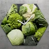 Uhr hexagonal 40 cm Glas Geräuschlos weiße Zeiger - Produktbild-Vorschau 1