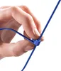 Kabelbinder Wiederverschließbar, 350mm x 7,6mm blau Nylon Produktbild-Vorschau 4