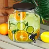 Skleněná dóza na nápoje s kohoutkem 5,2l Náhled obrázku produktu 5