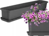 KADAX Blumenkasten mit Untersetzer "Evron", aus Kunststoff, Produktbild-Vorschau 1