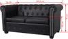 vidaXL Sofa Chesterfield 2-osobowa i 3-osobowa z imitacji Podgląd zdjęcia produktu 7
