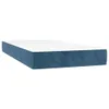 vidaXL Boxspringbett mit Matratze Dunkelblau 200x200 cm Produktbild-Vorschau 6