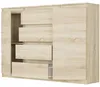 Komoda 140 cm zásuvky dveře skříňka FRAMIRE R-140-S4 sonoma Náhled obrázku produktu 6