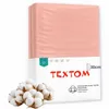 TEXTOM Jersey Spannbettlaken 100% Baumwolle 160x200 cm Rosa Produktbild-Vorschau 1