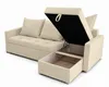 AX LIVING Ecksofa ELIF Creme mit Schlaffunktion L-Form, Produktbild-Vorschau 4