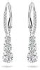 Orecchini Swarovski Stilla Attract Trilogy, color argento, Anteprima dell’immagine prodotto 1