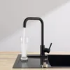 Cecipa Küchenarmatur Schwarz 7-Form, Wasserhahn Küche 360° Produktbild-Vorschau 3