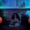 Outsunny 83cm Halloween Geisterpuppe mit Spezialeffekten Produktbild-Vorschau 2