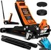 MASKO® Wagenheber hydraulisch Flache Hubhöhe + 2x Produktbild-Vorschau 1
