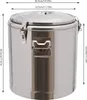 32L Seau avec couvercle en acier inoxydable Récipient de Voir les images du produit 2