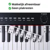 Siliconen Piano Stickers Afneembaar - 88 Toetsen - Keyboard Productafbeelding-voorbeeld 4