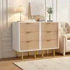 UnboxG Set van 2 nachtkastjes met 3 lades, 40x40x65 cm – Productafbeelding-voorbeeld 2