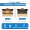 Holz Gartenhaus, Marktbude Holz - 263 x 336 cm / 6 m² Produktbild-Vorschau 7