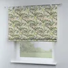 Dekoria Raffrollo Verona, olivgrün, beige, 100 x 170 cm Produktbild-Vorschau 3