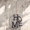UNUS Deko Aufhänger Wanddeko mit HOME Motiv in schwarz aus Produktbild-Vorschau 2