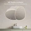 S'AFIELINA 60×45 cm Lustro asymetryczne LED - Lustro Podgląd zdjęcia produktu 11