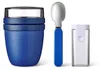 Lunchpot Mepal ELLIPSE + skládací lžíce – Vivid Blue Náhled obrázku produktu 1