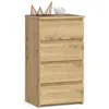 Kommode mit 4 Schubladen Kommode Organizer Kommode mit Produktbild-Vorschau 1