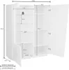 Vitrine Vitrinenschrank Standvitrine Highboard Standschrank Produktbild-Vorschau 4