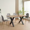 Esszimmerstühle 4er Set FANO Grau- Komfortabler Produktbild-Vorschau 4