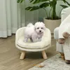 PawHut hondenbed, hondenbank met kussen, verhoogd Productafbeelding-voorbeeld 2