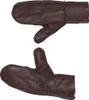 Damen Handschuhe Fäustlinge aus Lammfell Patchwork Produktbild-Vorschau 1