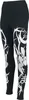 Gothicana by EMP Damen schwarze Leggings mit Siebdruck XL Produktbild-Vorschau 3