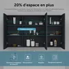 doporro Armoire Murale Salle de Bains avec Miroir Placard Voir les images du produit 3