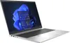 A silver HP Elite laptop is shown from a diagonal angle against a white background. Voir les images du produit