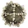 Adventskranz Holz Weihnachtsdeko mit 4 Gläsern Shabby Kranz Produktbild-Vorschau 2