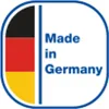 A graphic displaying the German flag and the text "Made in Germany". Produktbild-Vorschau