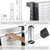 tectake® Aluminium Teleskopleiter 3,85 m, 13 Sprossen Produktbild-Vorschau 4