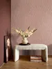 Origin Wallcoverings behang linnen-look golven oudroze 50 x Productafbeelding-voorbeeld 2