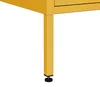 Lendo Online Sideboard Metal 80x40x100 cm Giallo Anteprima dell’immagine prodotto 12