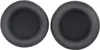 Two black headphone ear pads are shown on a white background. Produktbild-Vorschau