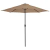 vidaXL Parasol de balcon avec mât en aluminium Taupe Voir les images du produit 15