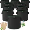 TTL GARDEN Pflanzsack 6L – 10er Set Stofftöpfe aus Filz & Produktbild-Vorschau 1