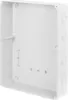 An empty white plastic electrical junction box. Produktbild-Vorschau