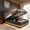 okwish Boxspringbett Polsterbett 90 x 200 cm mit 3-seitige Produktbild-Vorschau 5