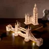 ROBOTIME Rolife Beleuchtetes 3D Holzpuzzle Big Ben 220 Produktbild-Vorschau 3