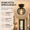 ZMH Set da 2 lampade a soffitto, ideali per corridoi, Anteprima dell’immagine prodotto 4