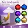 3er Set LED Pilz-Nachtlichter mit Dämmerungssensor, Produktbild-Vorschau 5