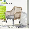 Outsunny Gartenstuhl 2er Set wetterfest Gartenstühle mit Produktbild-Vorschau 1