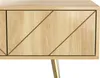 Armoire TV Sweiko 160 cm avec pieds dorés, deux tiroirs et Voir les images du produit 13