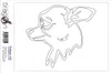 Aufkleber / Autoaufkleber - JDM - Die cut - Chihuahua Decal Produktbild-Vorschau 2